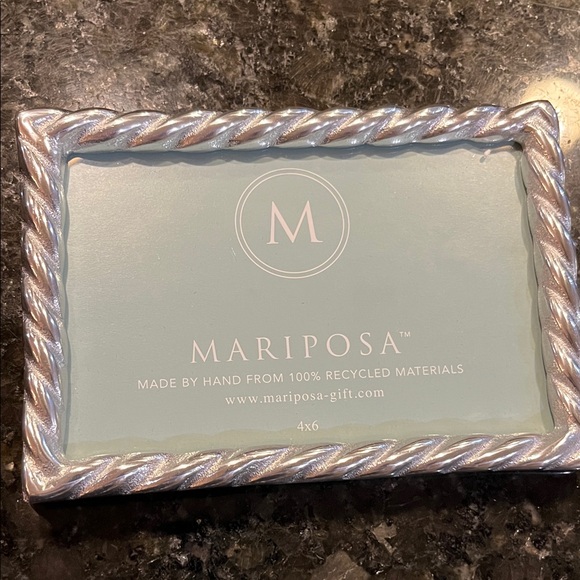Mariposa Silver Rope Design Frame - Picture 1 of 1